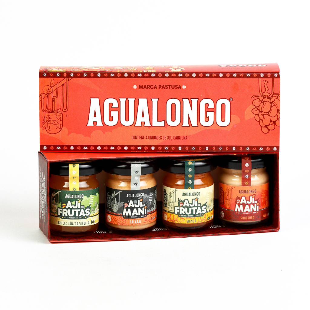 Pack Agualongo: 4 Ajíes de 30g cada uno