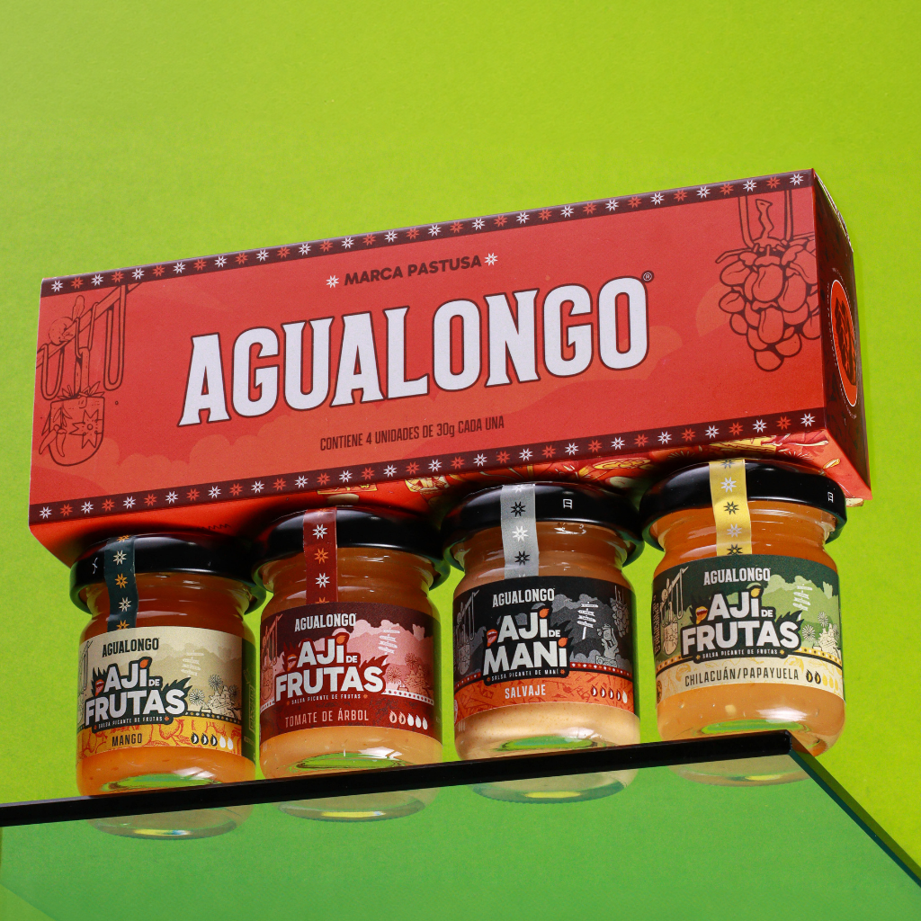 Pack Agualongo: 4 Ajíes de 30g cada uno