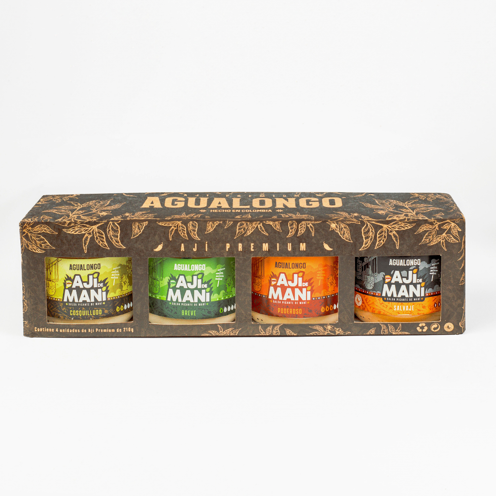 Pack Andino: 4 Ajíes de 210g cada uno