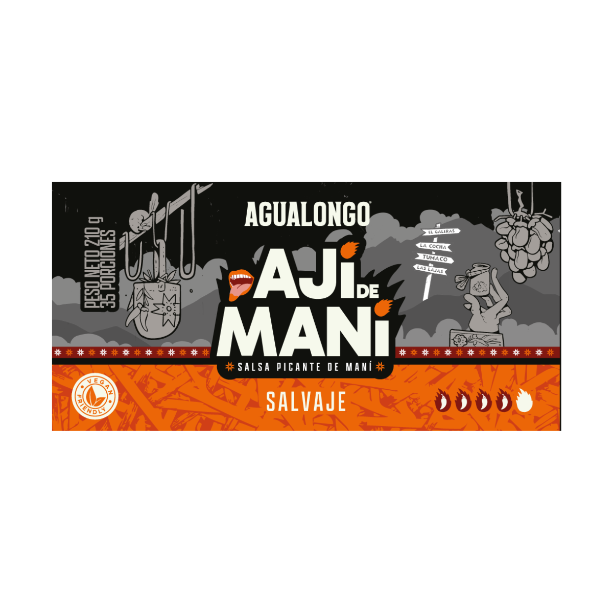 Ají de Maní Picante Alto (Salvaje)