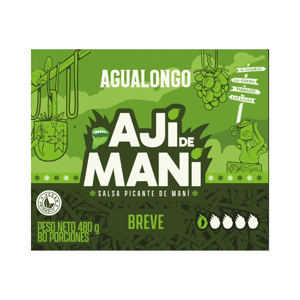 Ají de Maní Picante Bajo (Breve)