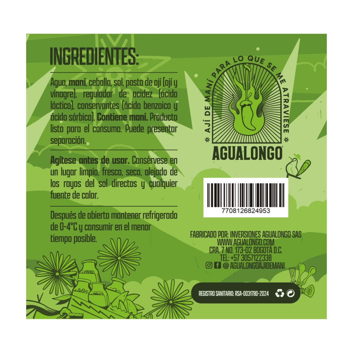 Ají de Maní Picante Bajo (Breve)