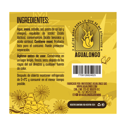 Ají de Maní Picante Medio (Cosquilludo)