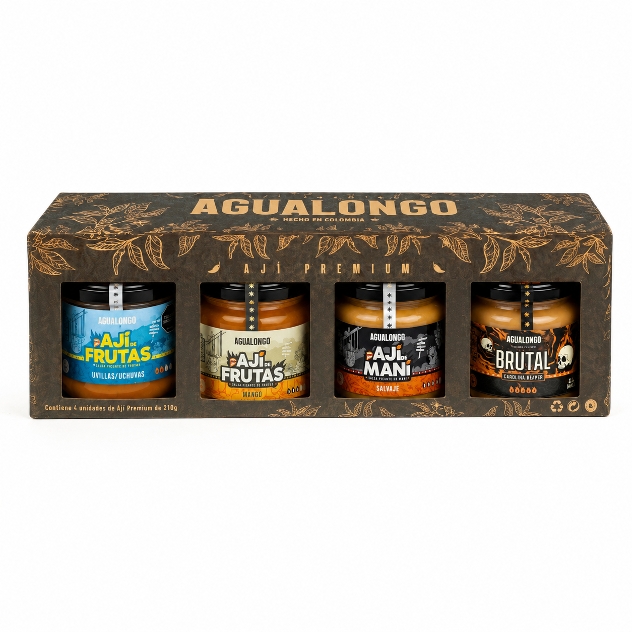 Kit Reto Picante: de Suave a Extremo (4 Ajíes)