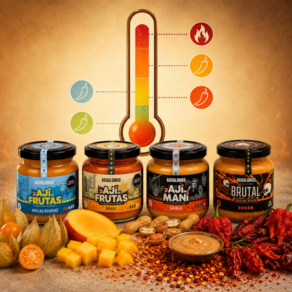 Kit Reto Picante: de Suave a Extremo (4 Ajíes)