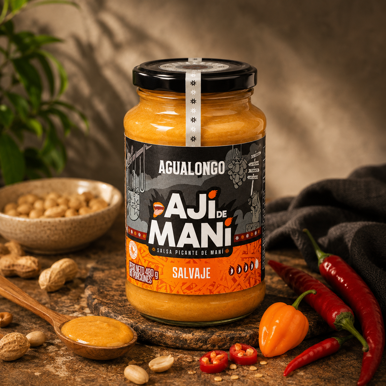Ají de Maní Picante Alto (Salvaje)